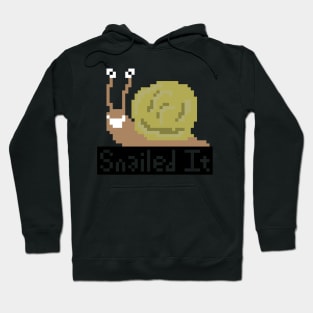 Snailed It Pixel Hoodie